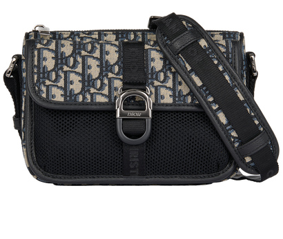 Mini Dior 8, &pound;850, Handbags, Navy, Canvas, Front view